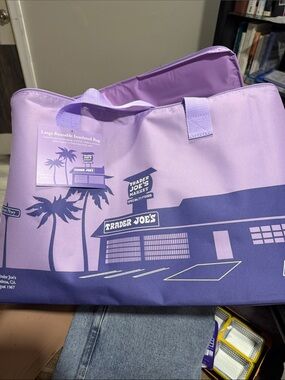 NWT Trader Joe’s Large Reusable Insulated Bag - Lavender